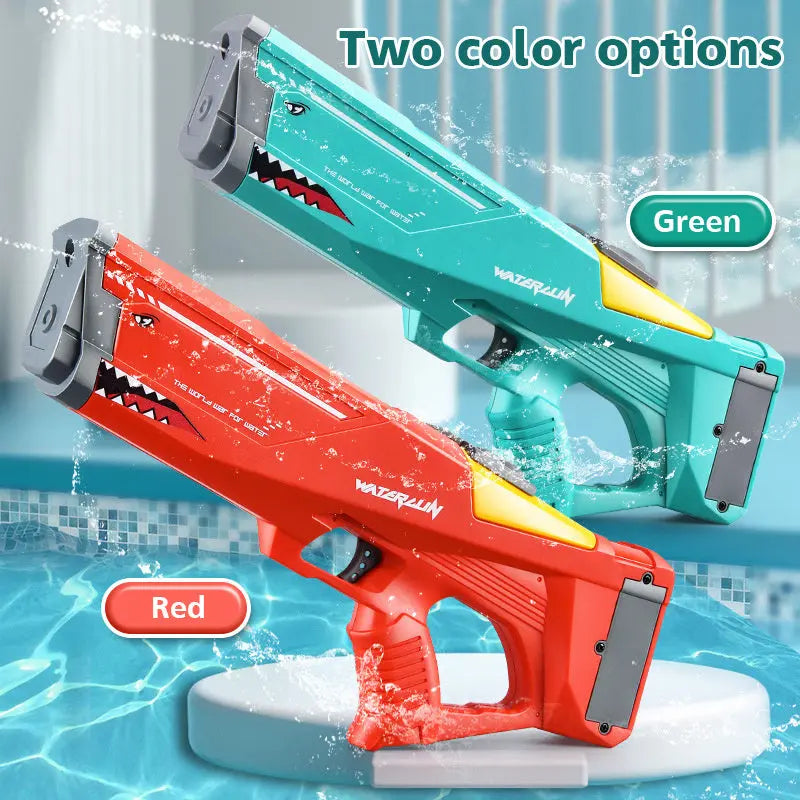 Automatic Electric Water Gun Toys Shark High Pressure Outdoor Summer Beach Toy Kids Adult Water Fight Pool Party Water Toy samsegir