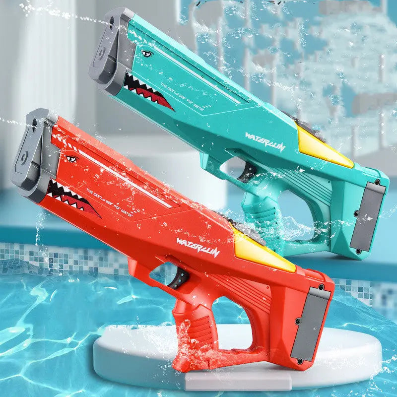 Automatic Electric Water Gun Toys Shark High Pressure Outdoor Summer Beach Toy Kids Adult Water Fight Pool Party Water Toy samsegir