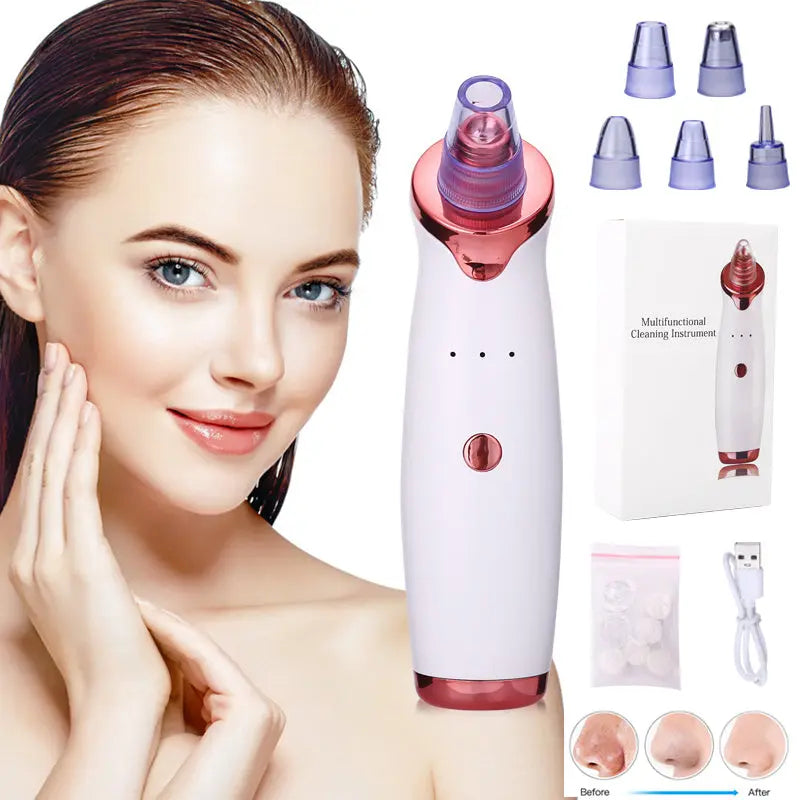 Blackhead Remover Instrument Black Dot Remover Acne Vacuum Suction Face Clean Black Head Pore Cleaning Beauty Skin Care Tool samsegir