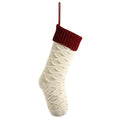 Christmas Gift Bag Decorative Socks Knitted Hanging Decoration samsegir