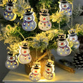 Christmas LED Light String Santa Claus Elk Snowman Xmas Ornament String Light Christmas Decorations New Year Navidad Gift samsegir