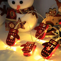 Christmas LED Light String Santa Claus Elk Snowman Xmas Ornament String Light Christmas Decorations New Year Navidad Gift samsegir