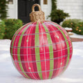 Christmas Ornament Ball Outdoor Pvc 60CM Inflatable Decorated Ball PVC Giant Big Large Balls Xmas Tree Decorations Toy Ball samsegir