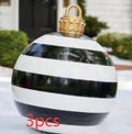 Christmas Ornament Ball Outdoor Pvc 60CM Inflatable Decorated Ball PVC Giant Big Large Balls Xmas Tree Decorations Toy Ball samsegir