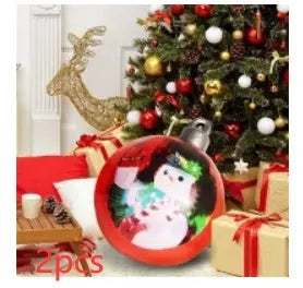 Christmas Ornament Ball Outdoor Pvc 60CM Inflatable Decorated Ball PVC Giant Big Large Balls Xmas Tree Decorations Toy Ball samsegir