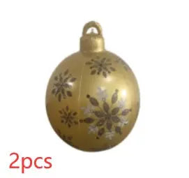 Christmas Ornament Ball Outdoor Pvc 60CM Inflatable Decorated Ball PVC Giant Big Large Balls Xmas Tree Decorations Toy Ball samsegir