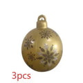 Christmas Ornament Ball Outdoor Pvc 60CM Inflatable Decorated Ball PVC Giant Big Large Balls Xmas Tree Decorations Toy Ball samsegir