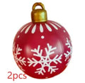 Christmas Ornament Ball Outdoor Pvc 60CM Inflatable Decorated Ball PVC Giant Big Large Balls Xmas Tree Decorations Toy Ball samsegir