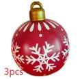 Christmas Ornament Ball Outdoor Pvc 60CM Inflatable Decorated Ball PVC Giant Big Large Balls Xmas Tree Decorations Toy Ball samsegir