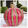 Christmas Ornament Ball Outdoor Pvc 60CM Inflatable Decorated Ball PVC Giant Big Large Balls Xmas Tree Decorations Toy Ball samsegir