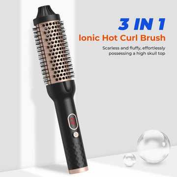 Curling Hair Comb Electric Heating Comb Multifunctional Roll Straight Hair Comb Dual-purpose onsam