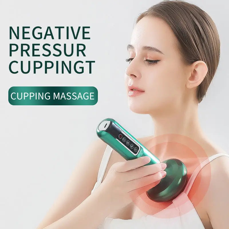 Electric Vacuum Cupping Massager For Body Anti-Cellulite Suction Cup Gua Sha Massage Body Cups Guasha Fat Burning Slimming Jars samsegir