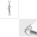 Love Hug Necklace Unisex Men Women Couple Jewelry Simple Temperament Clavicle Chain Valentines Day Lover Gift samsegir