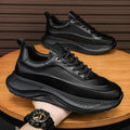 Men's Thick-soled Sports Shoes Casual Breathable Sneakers Lace-up Dad Shoes Boy samsegir