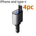 Metal Car Charger 100W Super Fast Charging Car Cigarette Lighter USB And TYPE-C Adapter samsegir