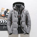 Outdoor Windproof Hooded Jacket Leisure Sports Coat With Pockets Warm Mens Clothing samsegir