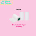 Portable Mini Printer HD Photo Pocket Thermal Label With White Color Adhesive Paper Wireless Bluetooth Learning Paper Mini Maker samsegir