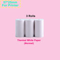 Portable Mini Printer HD Photo Pocket Thermal Label With White Color Adhesive Paper Wireless Bluetooth Learning Paper Mini Maker samsegir