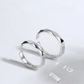 S925 Sterling Silver Rings By Light Reflect Show Surprise Love Pattern Surface Hidden New Jewelry Romantic Party Gift Wedding Engagement samsegir