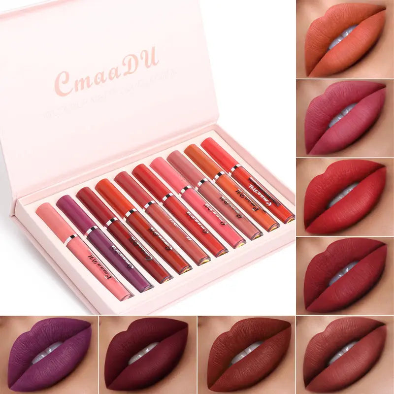 Women's Non-stick Cup Waterproof Matte Lipstick samsegir