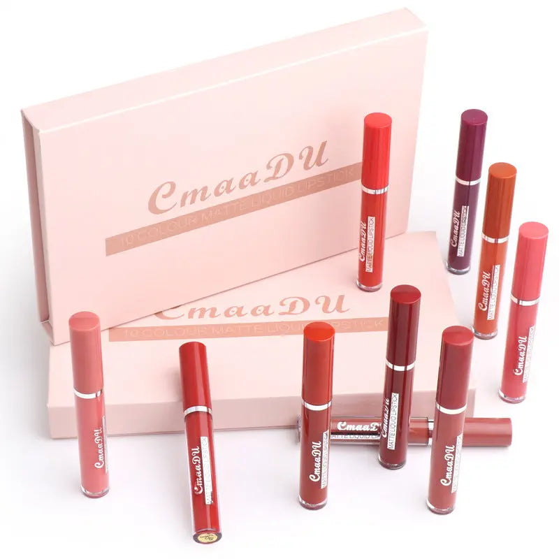 Women's Non-stick Cup Waterproof Matte Lipstick samsegir