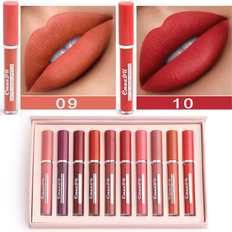 Women's Non-stick Cup Waterproof Matte Lipstick samsegir