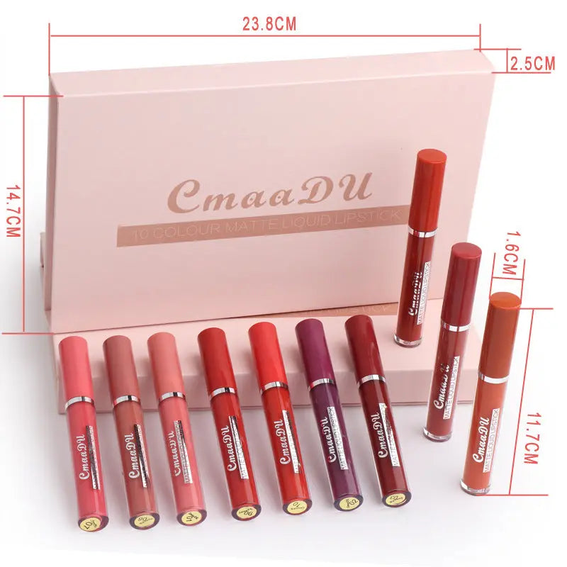 Women's Non-stick Cup Waterproof Matte Lipstick samsegir