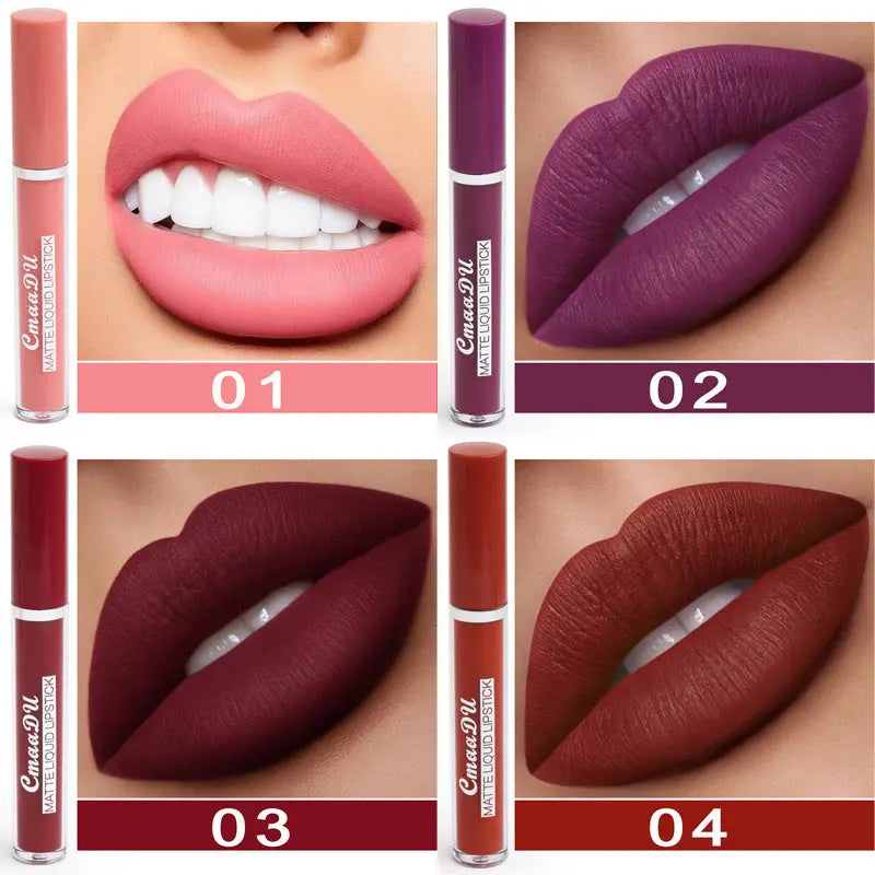 Women's Non-stick Cup Waterproof Matte Lipstick samsegir