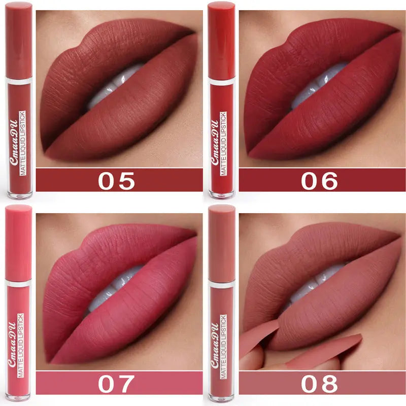 Women's Non-stick Cup Waterproof Matte Lipstick samsegir