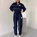 Women's Sweater Letter Long Sleeve Sports Suit samsegir