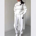 Women's Sweater Letter Long Sleeve Sports Suit samsegir